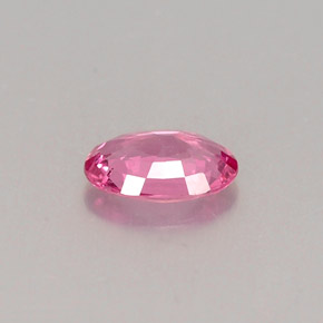 Saphir rose naturelle coupe ovale, 0,50 ct, VS