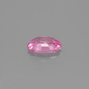 Saphir rose naturelle coupe ovale, 0,57 ct, VVS-VS