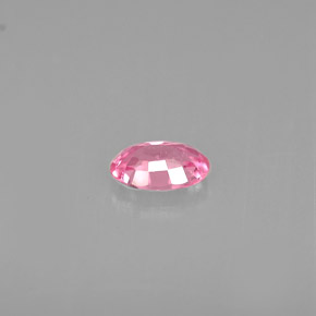 Saphir rose naturelle coupe ovale, 0,59 ct, VS