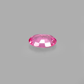 Saphir rose naturelle coupe ovale, 0,47 ct, VVS
