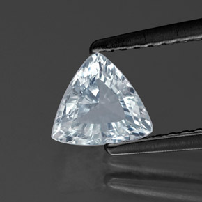 Saphir bleue naturelle trillion, 0,80 ct, VS-SI