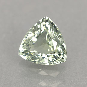 Saphir vert naturelle trillion, 1,06 ct, VVS