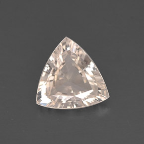 Saphir orange naturelle trillion, 0,69 ct, VVS