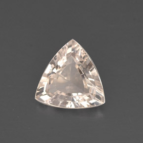Saphir orange naturelle trillion, 0,69 ct, VVS
