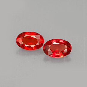Achetez naturel ct orange saphir gems, coupe ovale, en provenance tanzanie (songea) chez gemselect. en stock, livraison internationale!