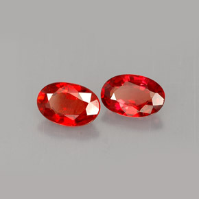 Achetez naturel ct orange saphir gems, coupe ovale, en provenance tanzanie (songea) chez gemselect. en stock, livraison internationale!