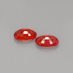 Achetez naturel ct orange saphir gems, coupe ovale, en provenance tanzanie (songea) chez gemselect. en stock, livraison internationale!