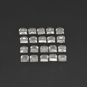 Achetez naturel ct blanc saphir gems, carré, en provenance madagascar chez gemselect. en stock, livraison internationale!