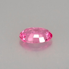 Saphir rose naturelle coupe ovale, 0,56 ct, VVS-VS