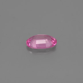Saphir rose naturelle coupe ovale, 0,46 ct, VVS