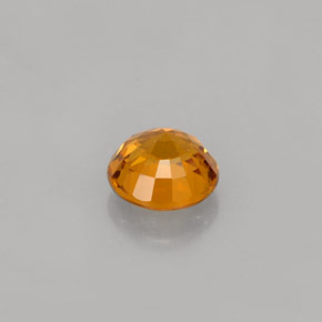 Saphir orange naturelle coupe roude, 1,11 ct, VS