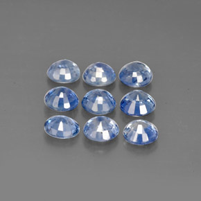 Achetez naturel ct bleue saphir gems, coupe roude, en provenance thaïlande chez gemselect. en stock, livraison internationale!