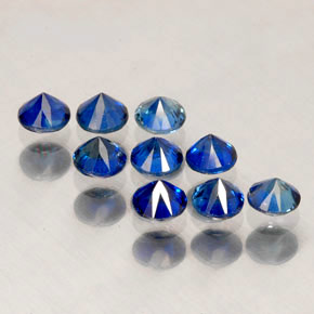 Achetez naturel ct bleue saphir gems, coupe roude, en provenance madagascar / mine diego chez gemselect. en stock, livraison internationale!