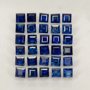 Achetez naturel ct bleue saphir gems, carré, en provenance madagascar / mine diego chez gemselect. en stock, livraison internationale!