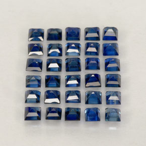 Achetez naturel ct bleue saphir gems, carré, en provenance madagascar / mine diego chez gemselect. en stock, livraison internationale!