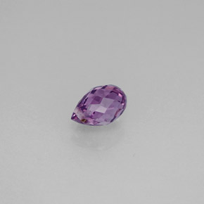 Saphir violet naturelle briolette, 0,92 ct, VS