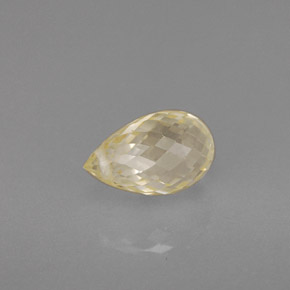 Saphir or naturelle briolette, 1,38 ct, VS-SI