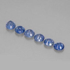 Achetez naturel ct bleue saphir gems, coupe roude, en provenance thaïlande chez gemselect. en stock, livraison internationale!