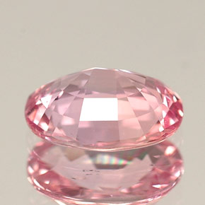 Saphir Rose naturelle Coupe ovale, 1.05 ct, VVS