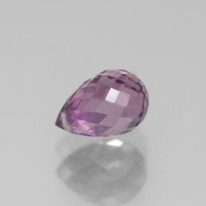 Saphir violet naturelle briolette, 0,95 ct, VS-SI