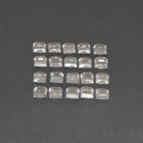 Achetez naturel ct blanc saphir gems, carré, en provenance madagascar chez gemselect. en stock, livraison internationale!
