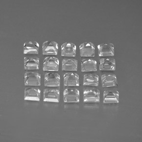 Achetez naturel ct blanc saphir gems, carré, en provenance madagascar chez gemselect. en stock, livraison internationale!