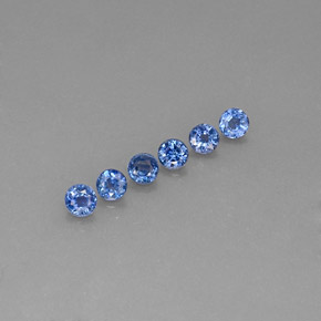Achetez naturel ct bleue saphir gems, coupe roude, en provenance thaïlande chez gemselect. en stock, livraison internationale!