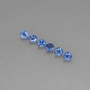 Achetez naturel ct bleue saphir gems, coupe roude, en provenance thaïlande chez gemselect. en stock, livraison internationale!