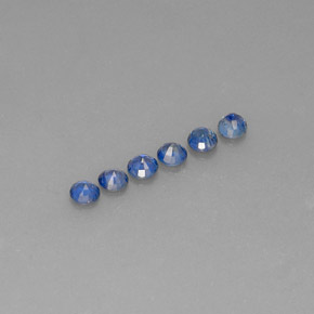 Achetez naturel ct bleue saphir gems, coupe roude, en provenance thaïlande chez gemselect. en stock, livraison internationale!