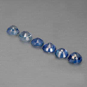 Achetez naturel ct bleue saphir gems, coupe roude, en provenance thaïlande chez gemselect. en stock, livraison internationale!