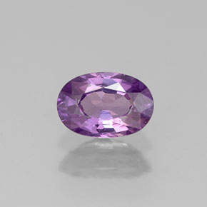 Saphir violet naturelle coupe ovale, 0,61 ct, VS