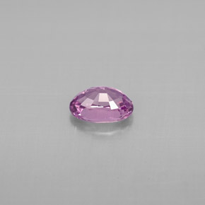 Saphir violet naturelle coupe ovale, 0,64 ct, VS