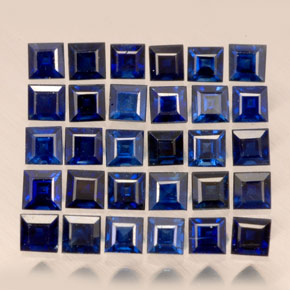 Achetez naturel ct bleue saphir gems, carré, en provenance madagascar / mine diego chez gemselect. en stock, livraison internationale!