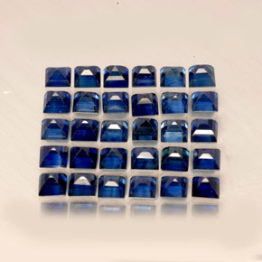 Achetez naturel ct bleue saphir gems, carré, en provenance madagascar / mine diego chez gemselect. en stock, livraison internationale!