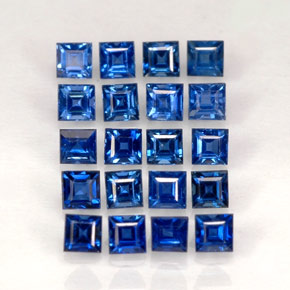 Achetez naturel ct bleue saphir gems, carré, en provenance madagascar / mine diego chez gemselect. en stock, livraison internationale!