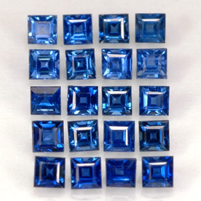 Achetez naturel ct bleue saphir gems, carré, en provenance madagascar / mine diego chez gemselect. en stock, livraison internationale!