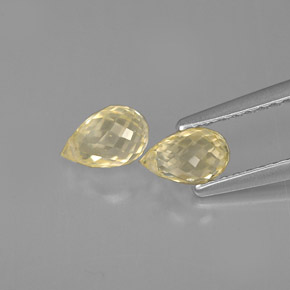 Achetez naturel ct jaune saphir gems, briolette, en provenance tanzanie chez gemselect. en stock, livraison internationale!