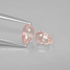 Achetez naturel ct rose saphir gems, briolette, en provenance tanzanie chez gemselect. en stock, livraison internationale!