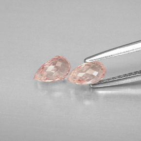 Achetez naturel ct rose saphir gems, briolette, en provenance tanzanie chez gemselect. en stock, livraison internationale!