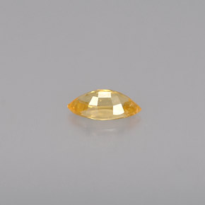 Saphir orange naturelle marquise, 0,33 ct, VVS-VS