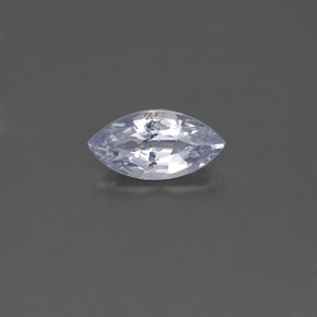 Saphir bleue naturelle marquise, 0,48 ct, VS-SI