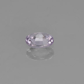 Saphir blanc naturelle coupe ovale, 0,42 ct, VS-SI