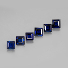 Achetez naturel ct bleue saphir gems, carré, en provenance madagascar / mine diego chez gemselect. en stock, livraison internationale!