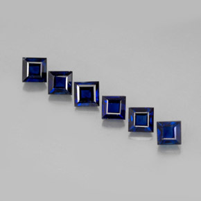 Achetez naturel ct bleue saphir gems, carré, en provenance madagascar / mine diego chez gemselect. en stock, livraison internationale!
