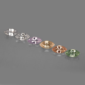 Achetez naturel ct multicolore saphir gems, marquise, en provenance tanzanie chez gemselect. en stock, livraison internationale!