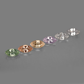 Achetez naturel ct multicolore saphir gems, marquise, en provenance tanzanie chez gemselect. en stock, livraison internationale!