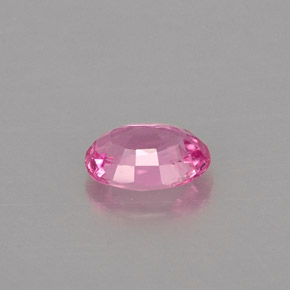 Saphir rose naturelle coupe ovale, 0,55 ct, VS