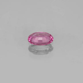 Saphir rose naturelle coupe ovale, 0,46 ct, VVS