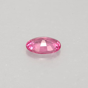 Saphir rose naturelle coupe ovale, 0,47 ct, IF