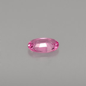 Saphir rose naturelle coupe ovale, 0,51 ct, VVS